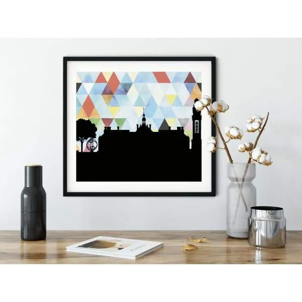 Oxford, Ohio geometric skyline