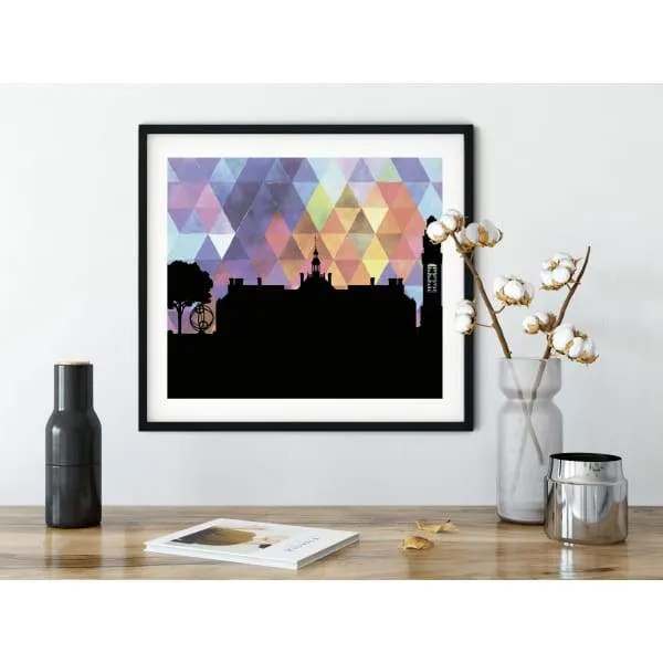 Oxford, Ohio geometric skyline