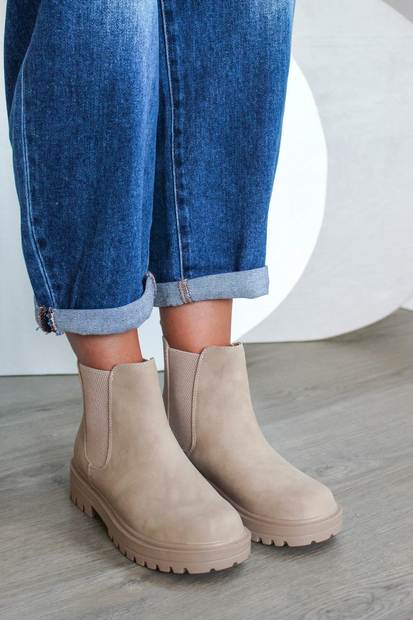 Paige Chelsea Boot • Beige