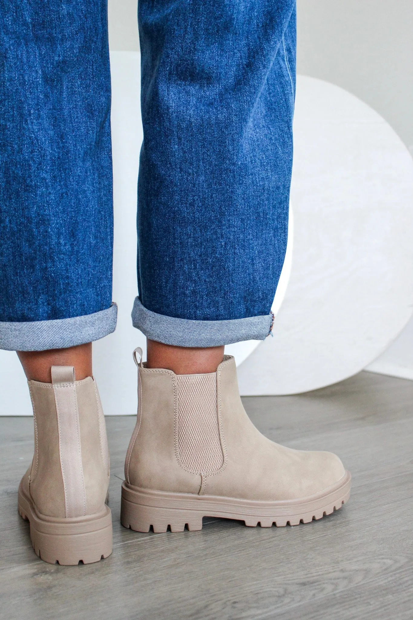 Paige Chelsea Boot • Beige