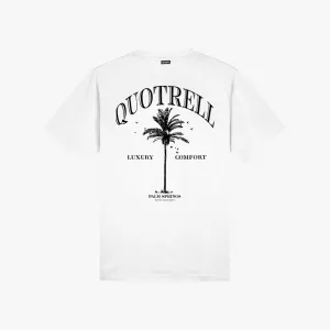 PALM SPRINGS T-SHIRT | WHITE/BLACK