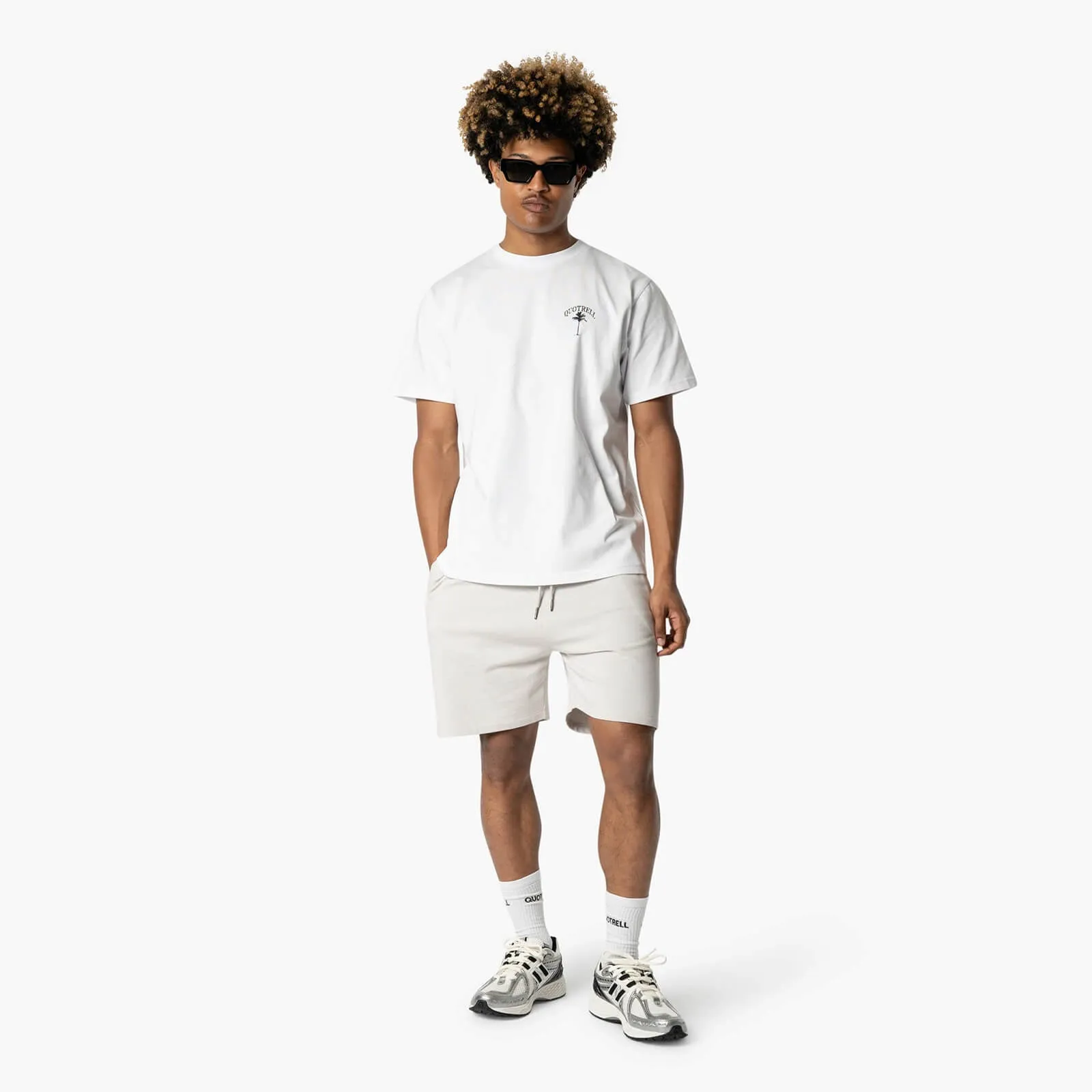 PALM SPRINGS T-SHIRT | WHITE/BLACK