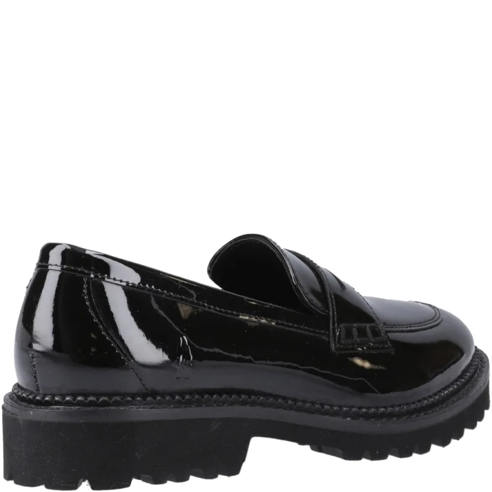 Patent Black Grazia Loafer Junior School Shoes
