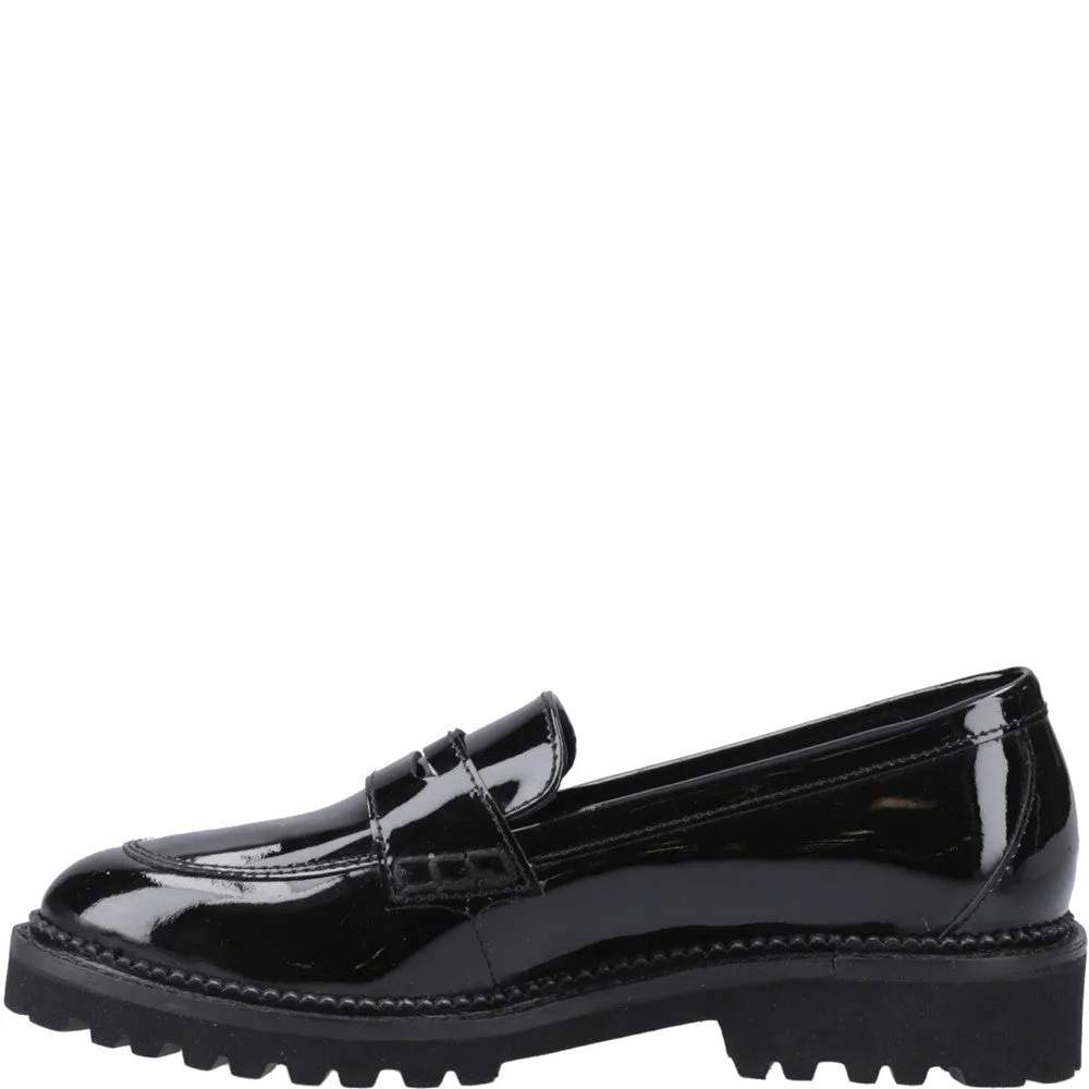 Patent Black Grazia Loafer Junior School Shoes