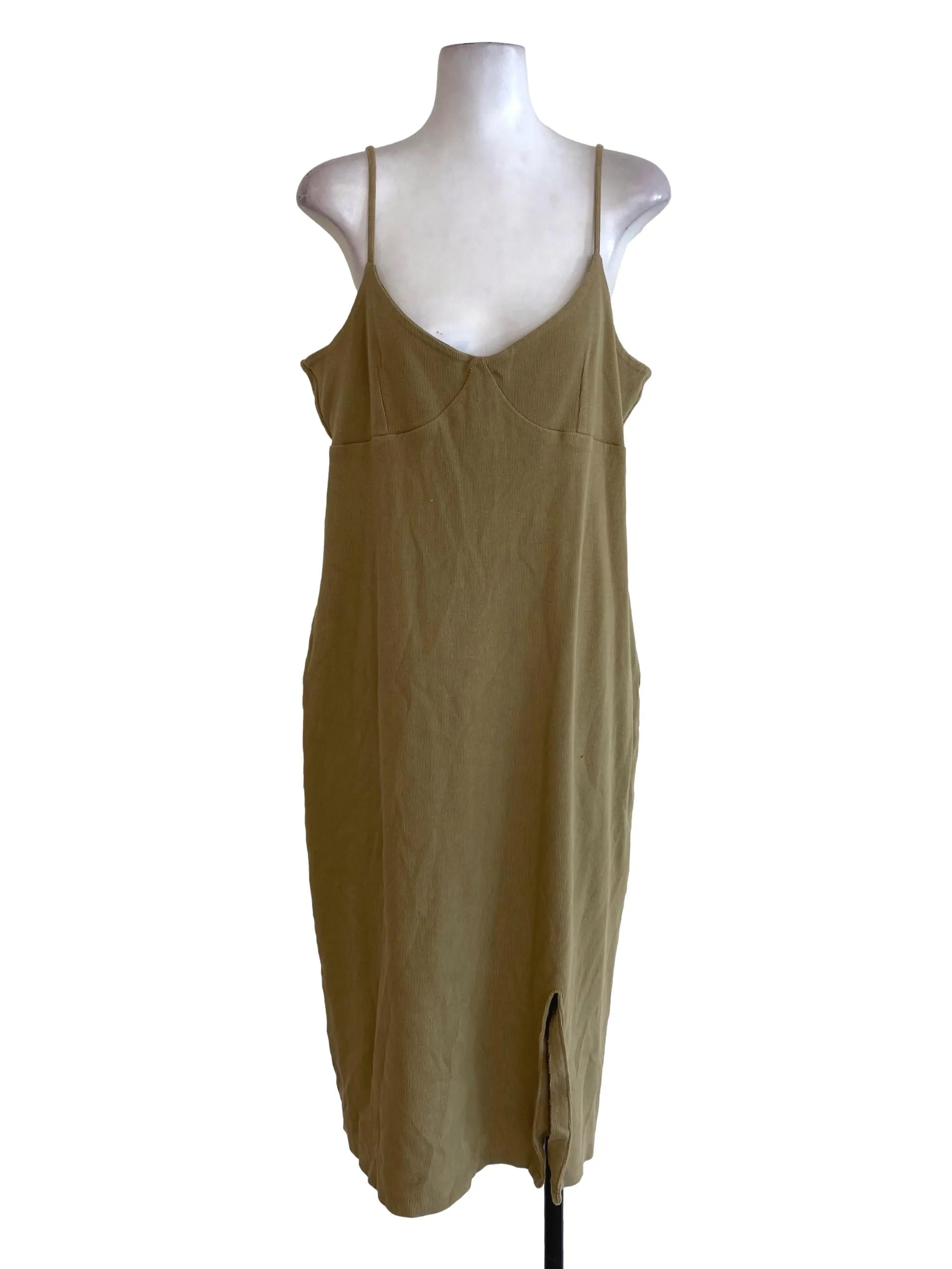 Peach Laced Slip Dress LB