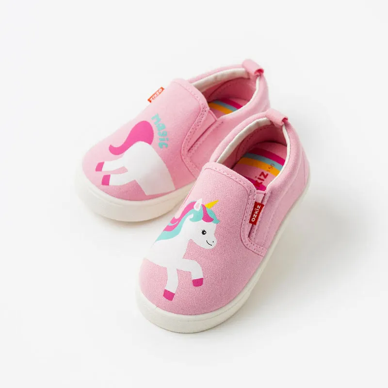 Pink Unicorn Slip-ons 2409OZ34