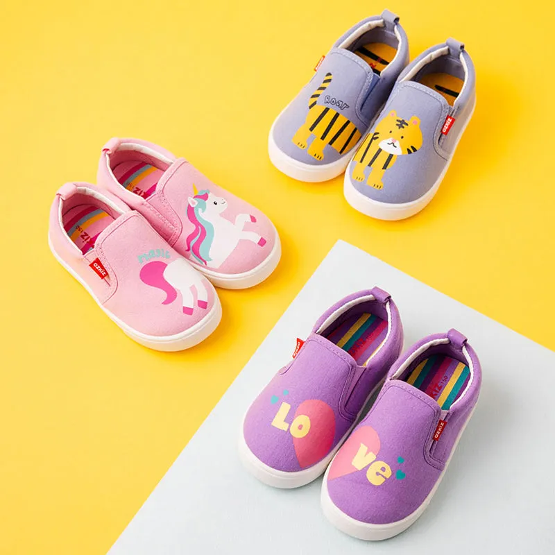 Pink Unicorn Slip-ons 2409OZ34