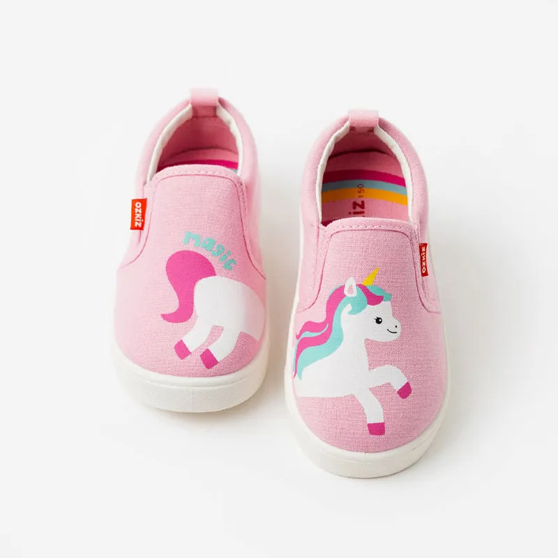 Pink Unicorn Slip-ons 2409OZ34
