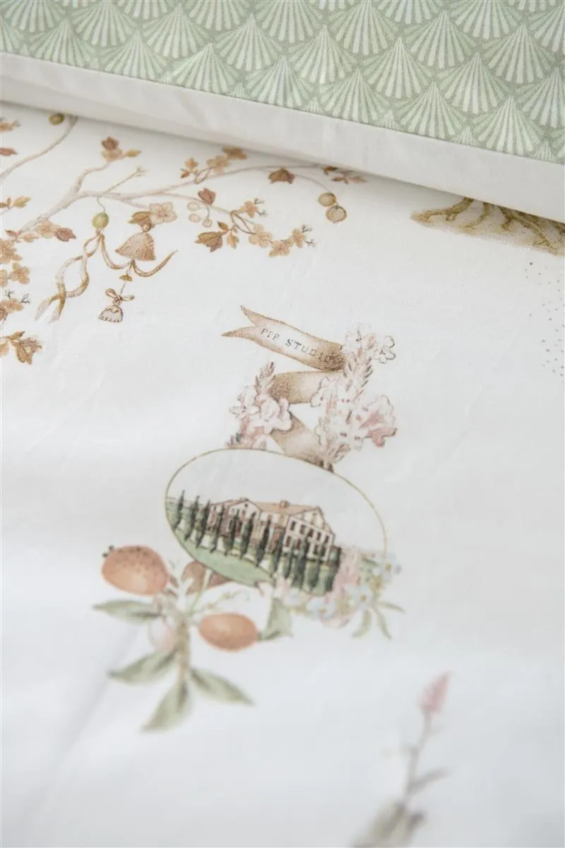 Pip Studio Giardini di Frutta White Cotton Quilt Cover Set