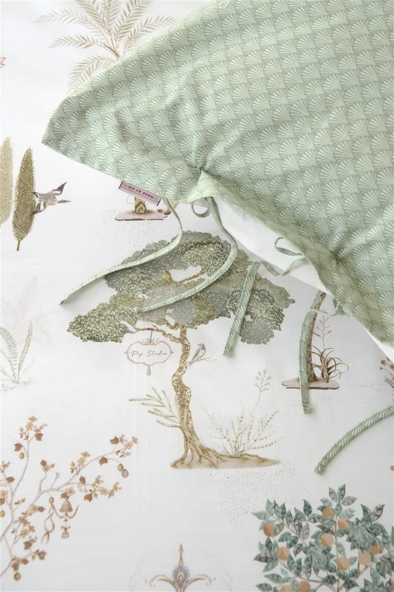 Pip Studio Giardini di Frutta White Cotton Quilt Cover Set