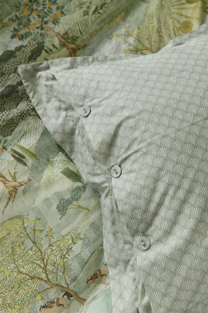 Pip Studio Toscana Green Cotton Quilt Cover Set