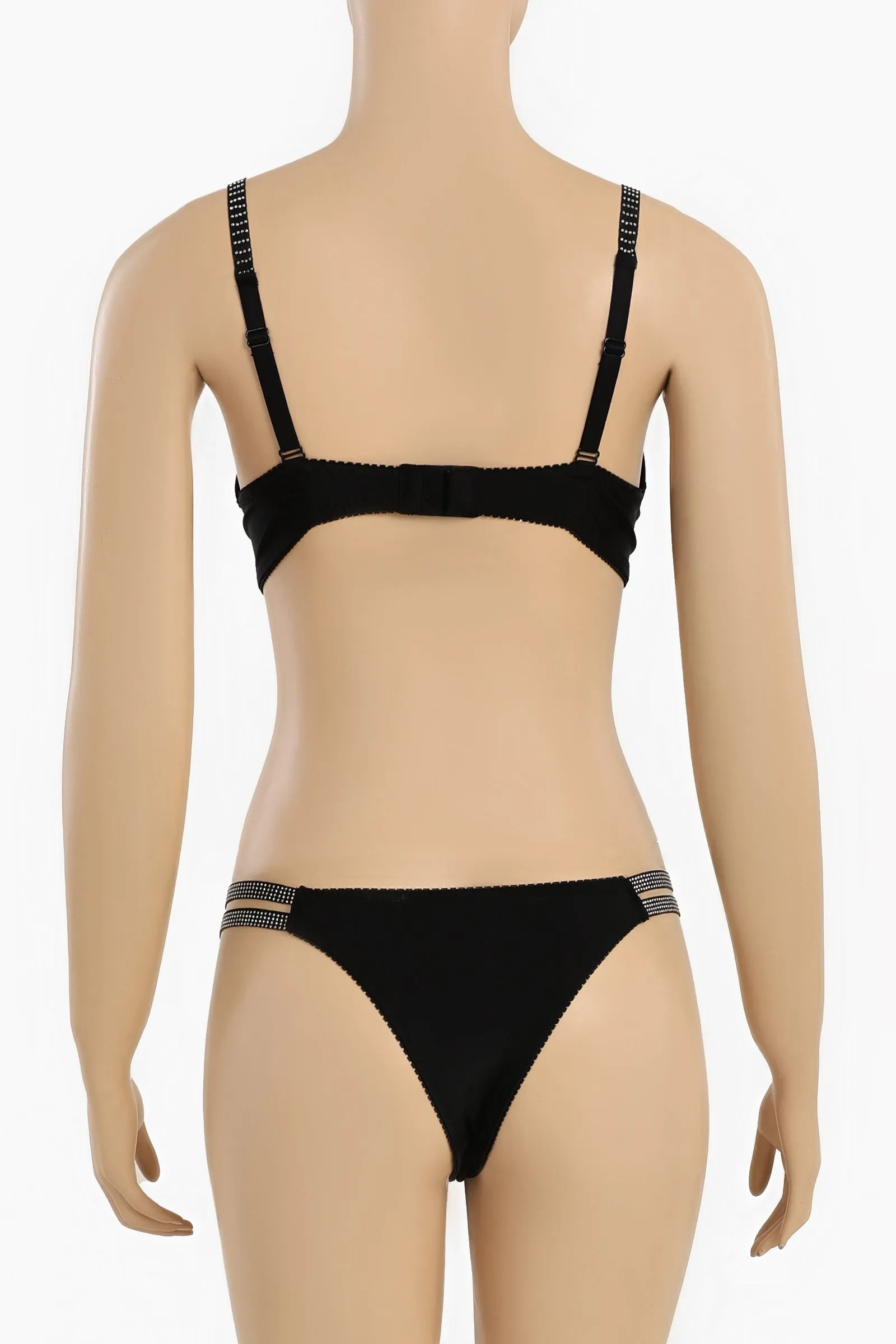 Push-Up Bra & Panty Strass Set
