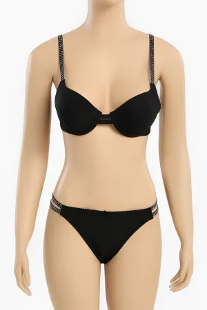 Push-Up Bra & Panty Strass Set
