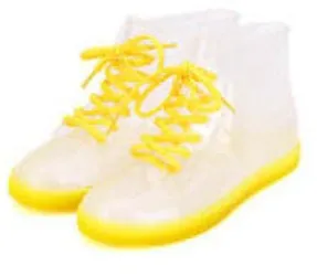 Rain boots, women with short boots, the transparent waterproof boots, ms antiskid rubber boots