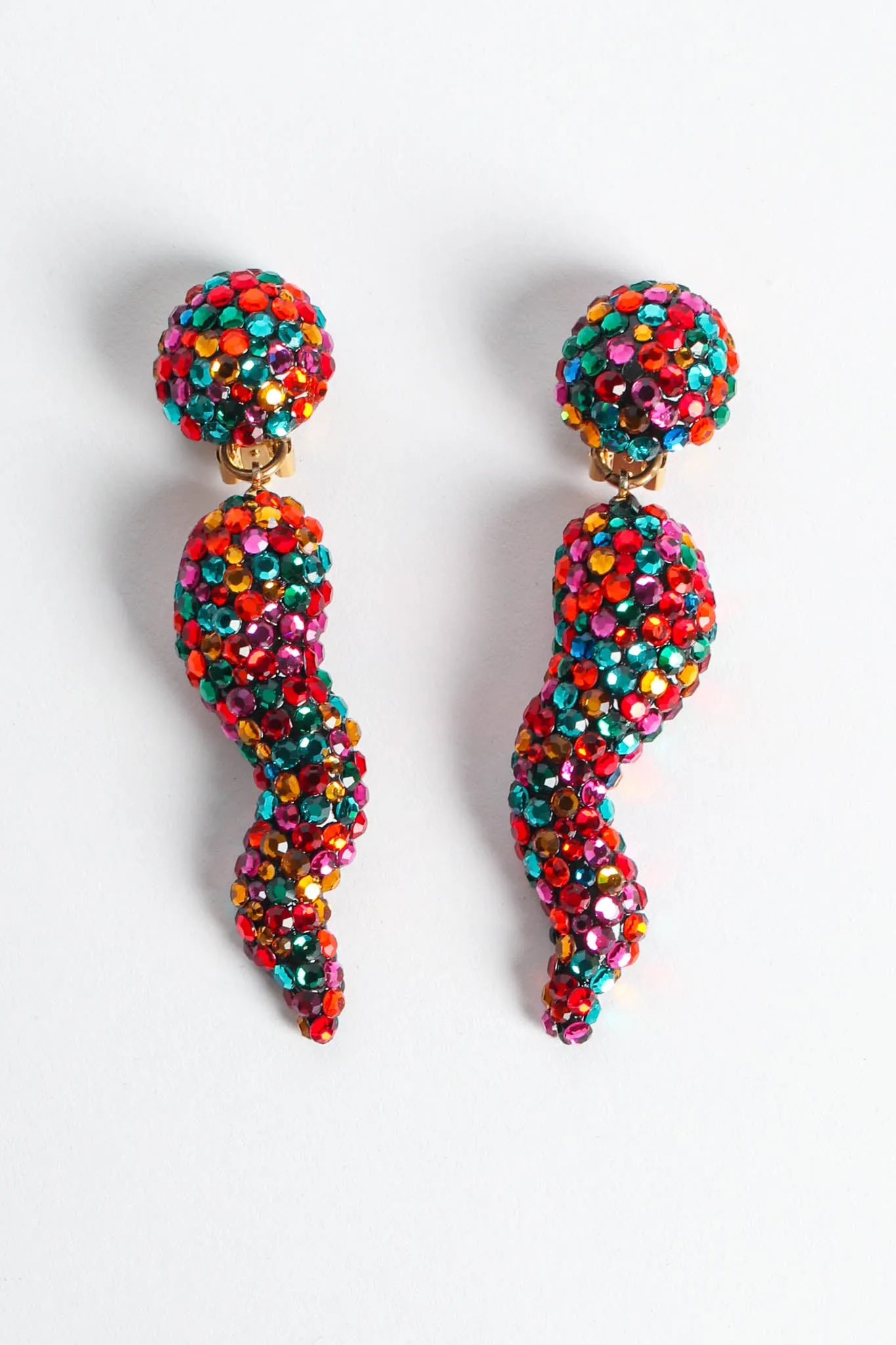 Rainbow Chili Pepper Earrings