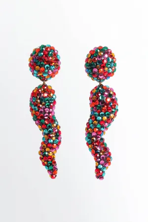 Rainbow Chili Pepper Earrings