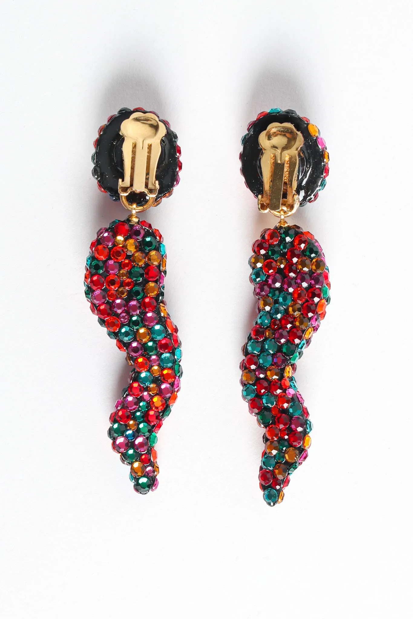 Rainbow Chili Pepper Earrings