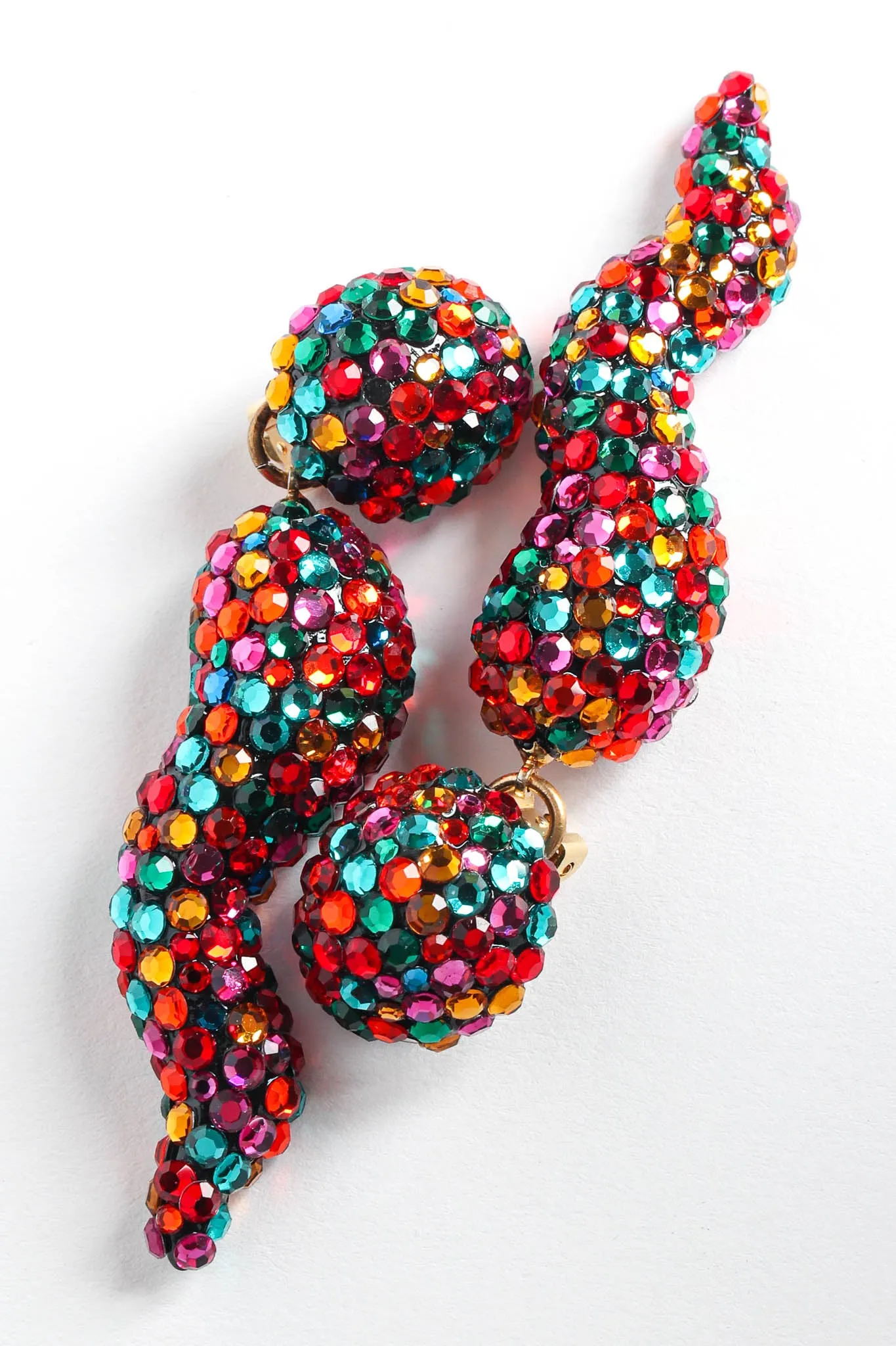 Rainbow Chili Pepper Earrings