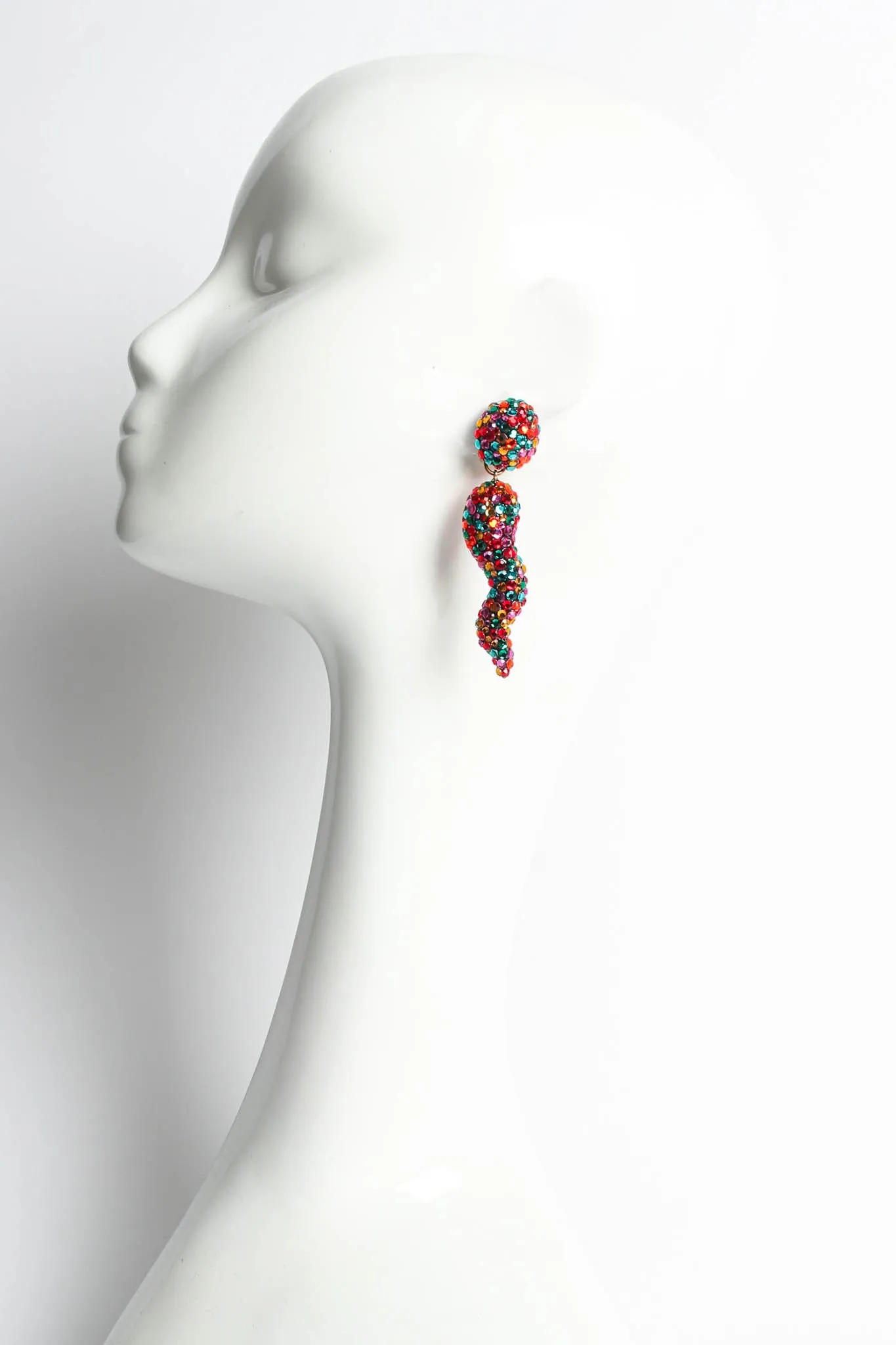 Rainbow Chili Pepper Earrings