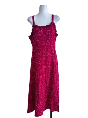 Red Polka Dots Slip Dress