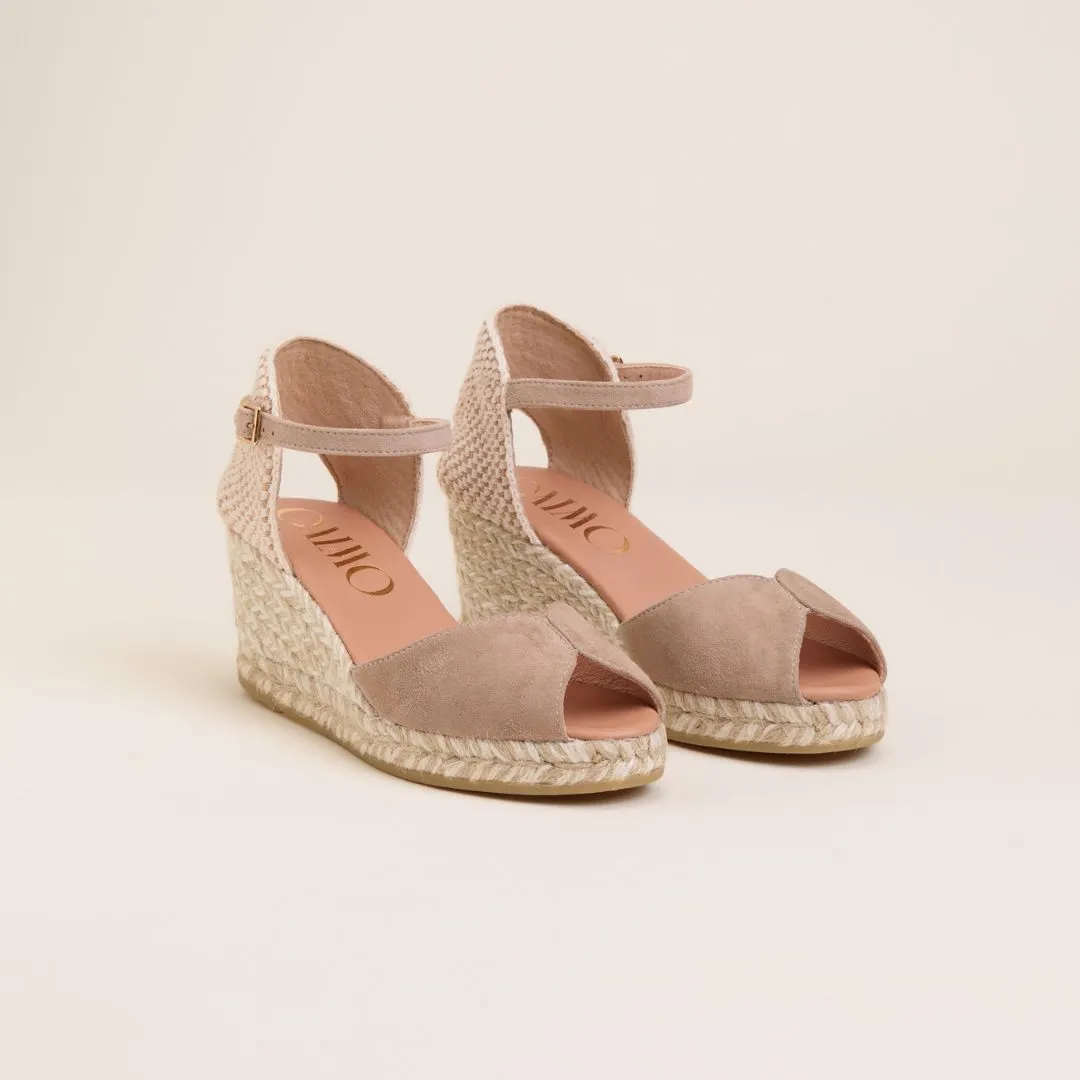 RONNY Dove Grey espadrilles