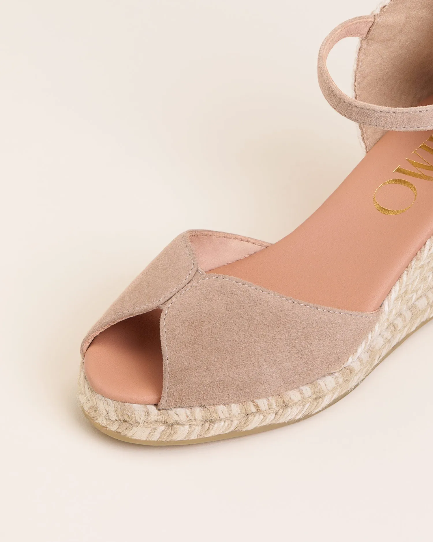 RONNY Dove Grey espadrilles