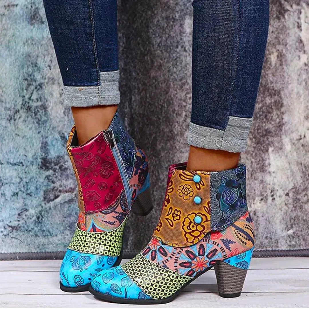 Rosy | Waterproof Retro Boots