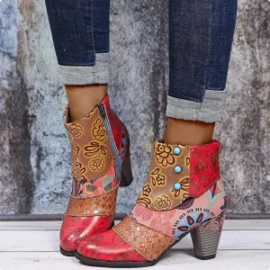 Rosy | Waterproof Retro Boots