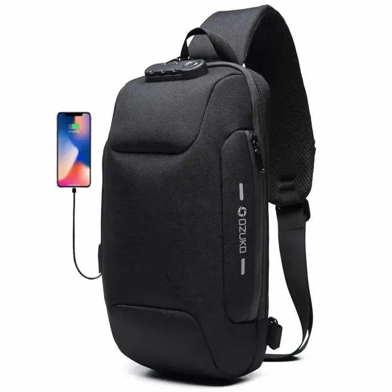 Sac bandoulière motard avec Antivol