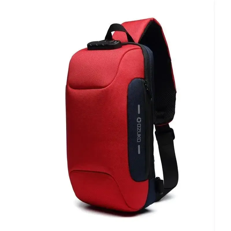 Sac bandoulière motard avec Antivol