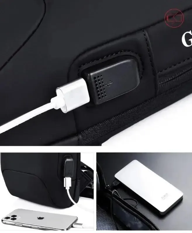 Sac moto à bandoulière antivol Lockmun™