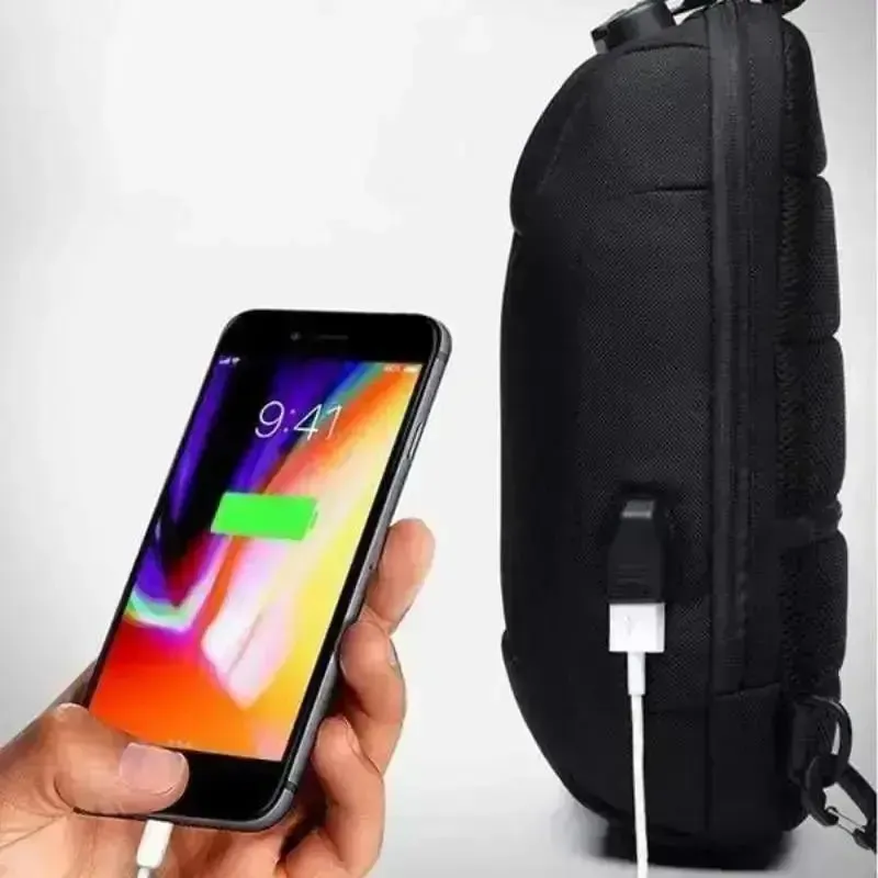 Sac moto bandoulière antivol