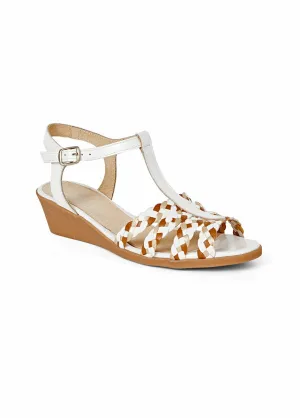 Salome sandal comfort width leather