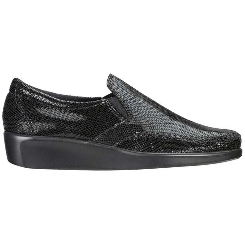 Sas Women's Dream Slip-on Black Snake