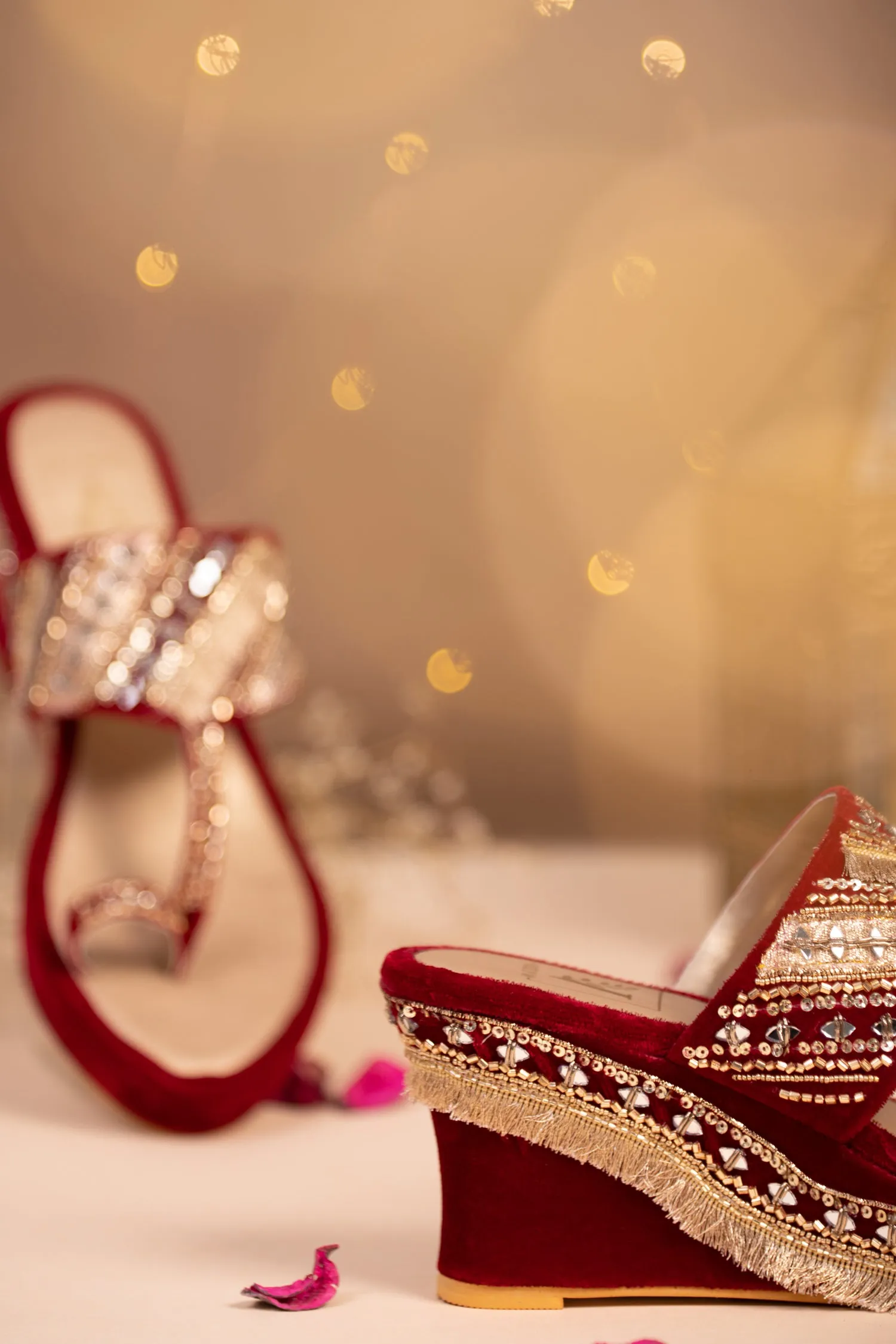 Sehar Red Wedges