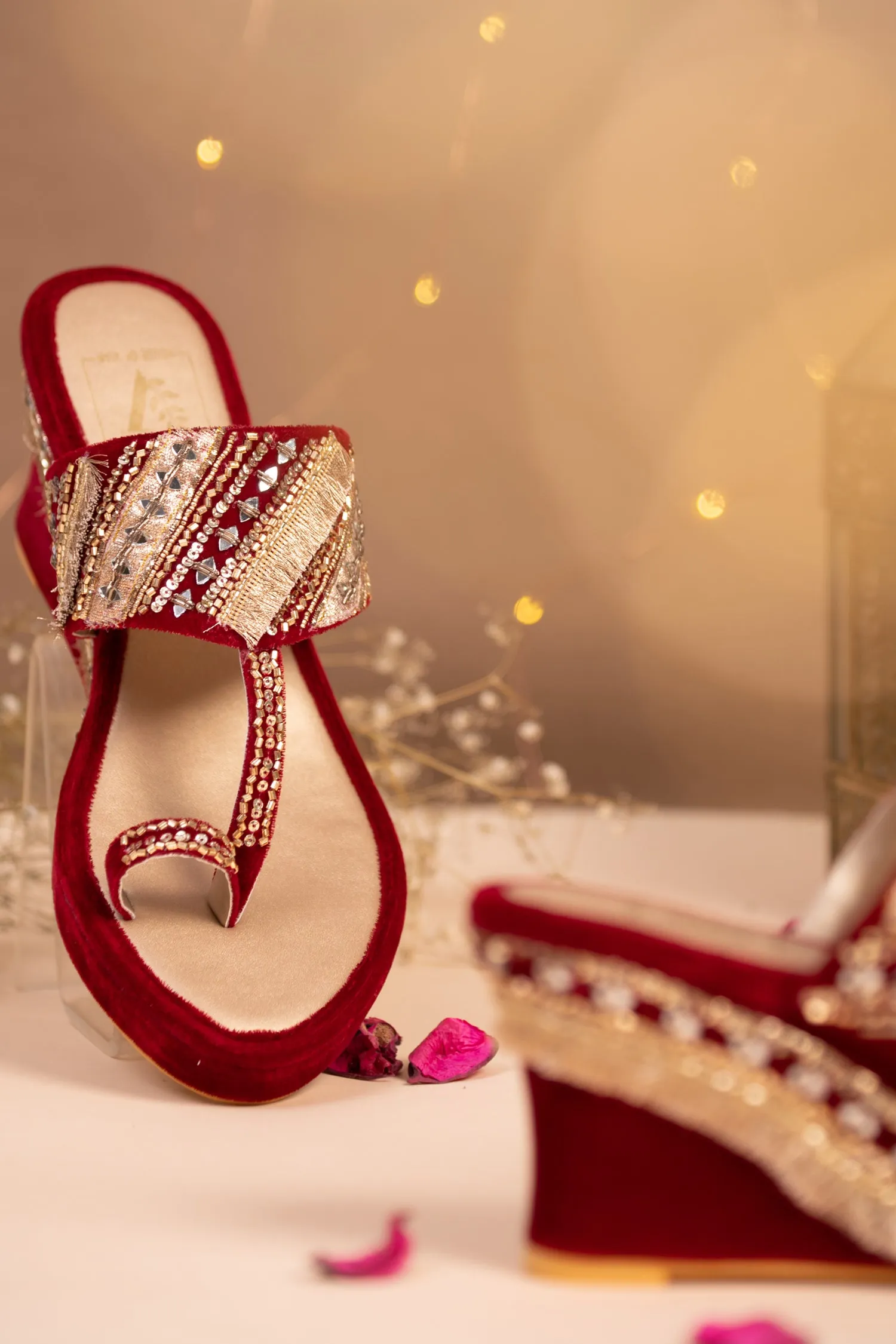 Sehar Red Wedges