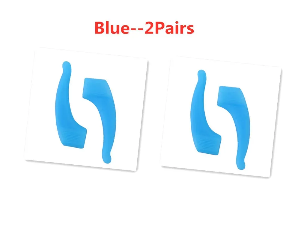 Silicone Temple Tips for Eyeglasses - Anti-Slip Ear Hook Grip