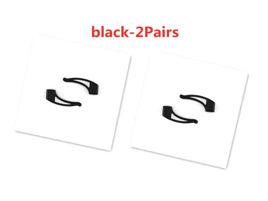 Silicone Temple Tips for Eyeglasses - Anti-Slip Ear Hook Grip