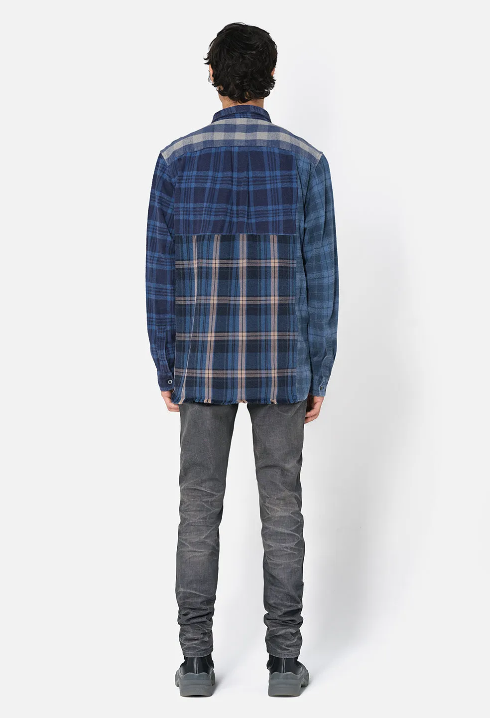 Silverado Paneled Plaid / Blue X Black