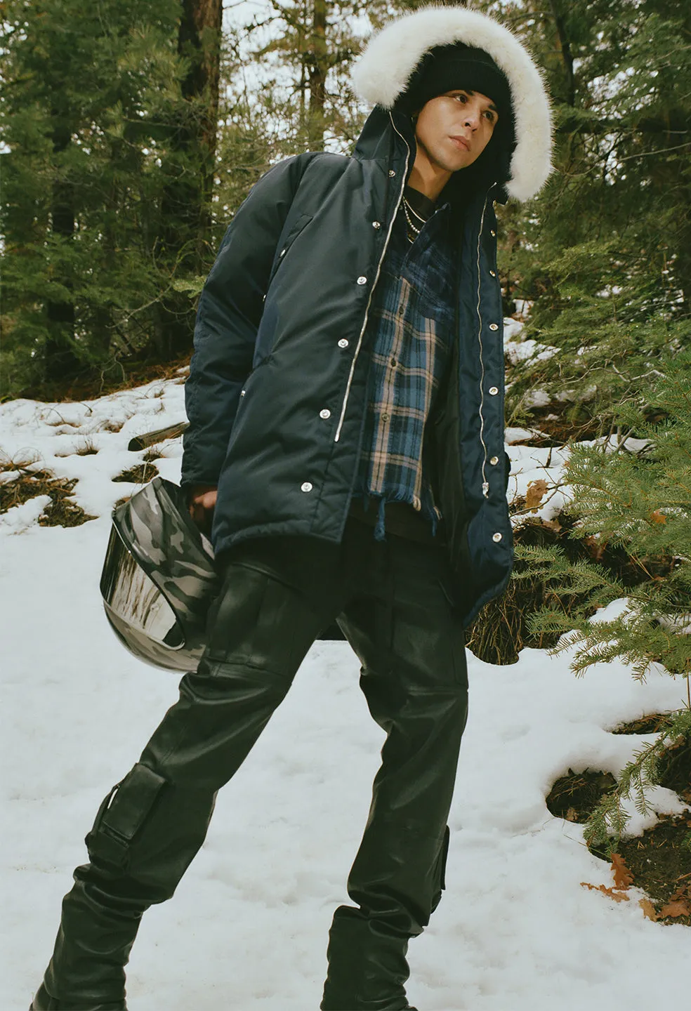 Silverado Paneled Plaid / Blue X Black