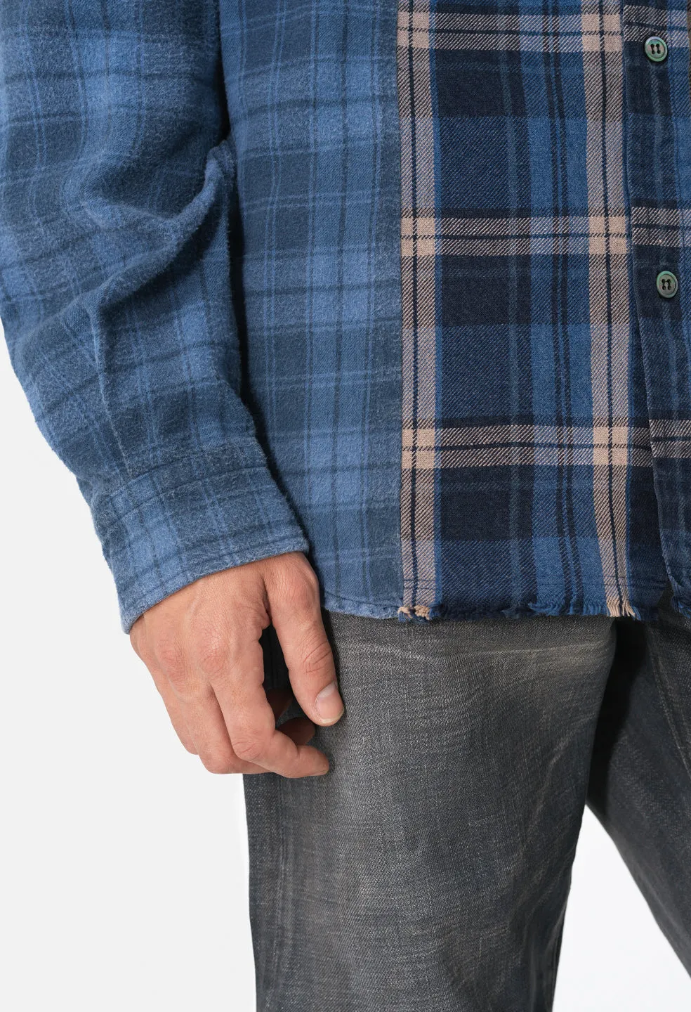Silverado Paneled Plaid / Blue X Black