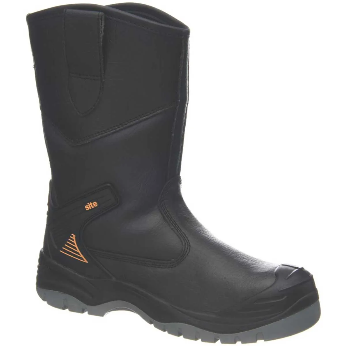 Site Safety Rigger Boots Mens Wide Fit Black Waterproof Shoes Steel Toe Size 11