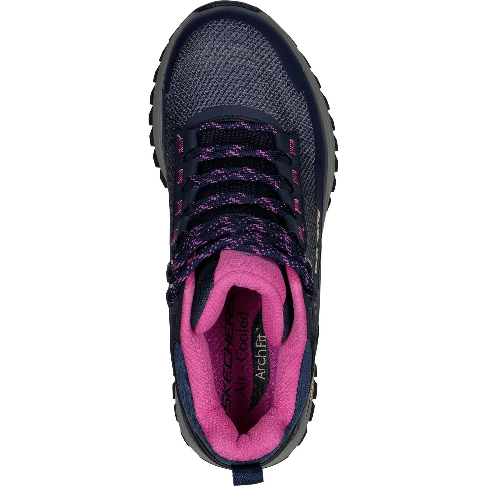 Skechers Women Boots - Arch Fit Discover Elevation Gain Ankle in Navy/Purple, 3-8 - GAR180086
