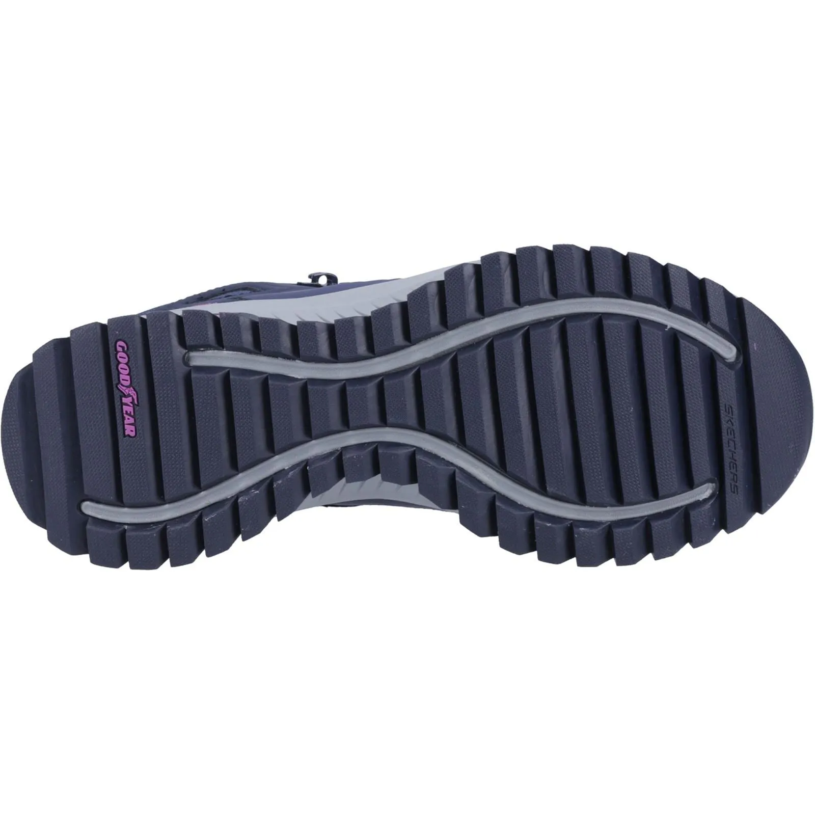 Skechers Women Boots - Arch Fit Discover Elevation Gain Ankle in Navy/Purple, 3-8 - GAR180086