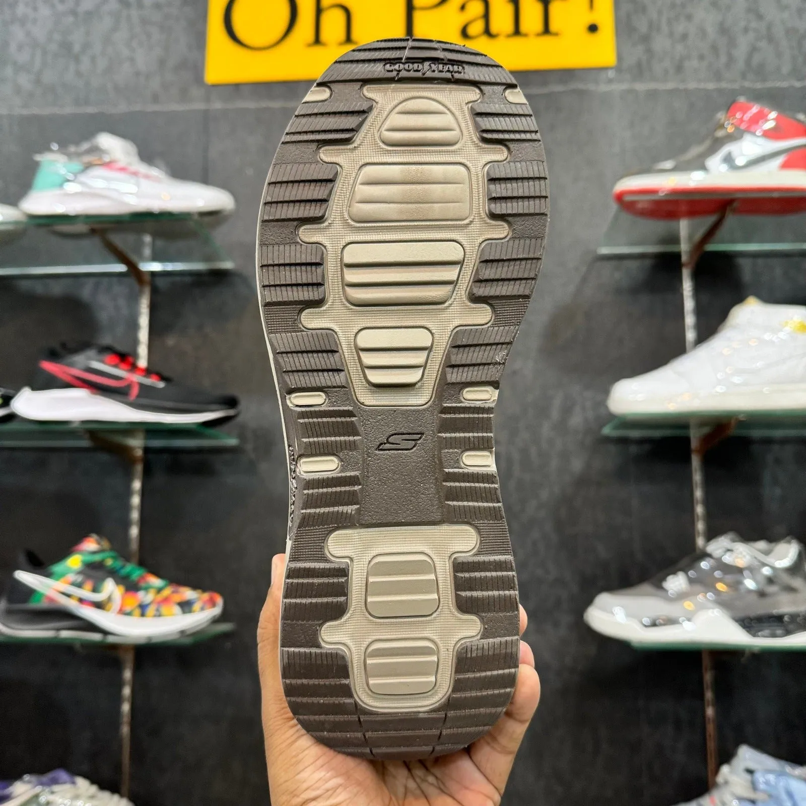 Sketcher Leather Ultra Go-Goodyear Sole "Khaki "