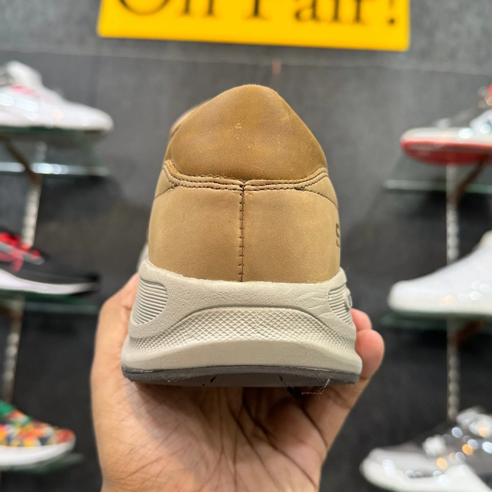Sketcher Leather Ultra Go-Goodyear Sole "Khaki "