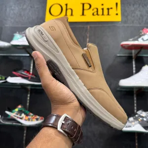 Sketcher Leather Ultra Go-Goodyear Sole "Khaki "