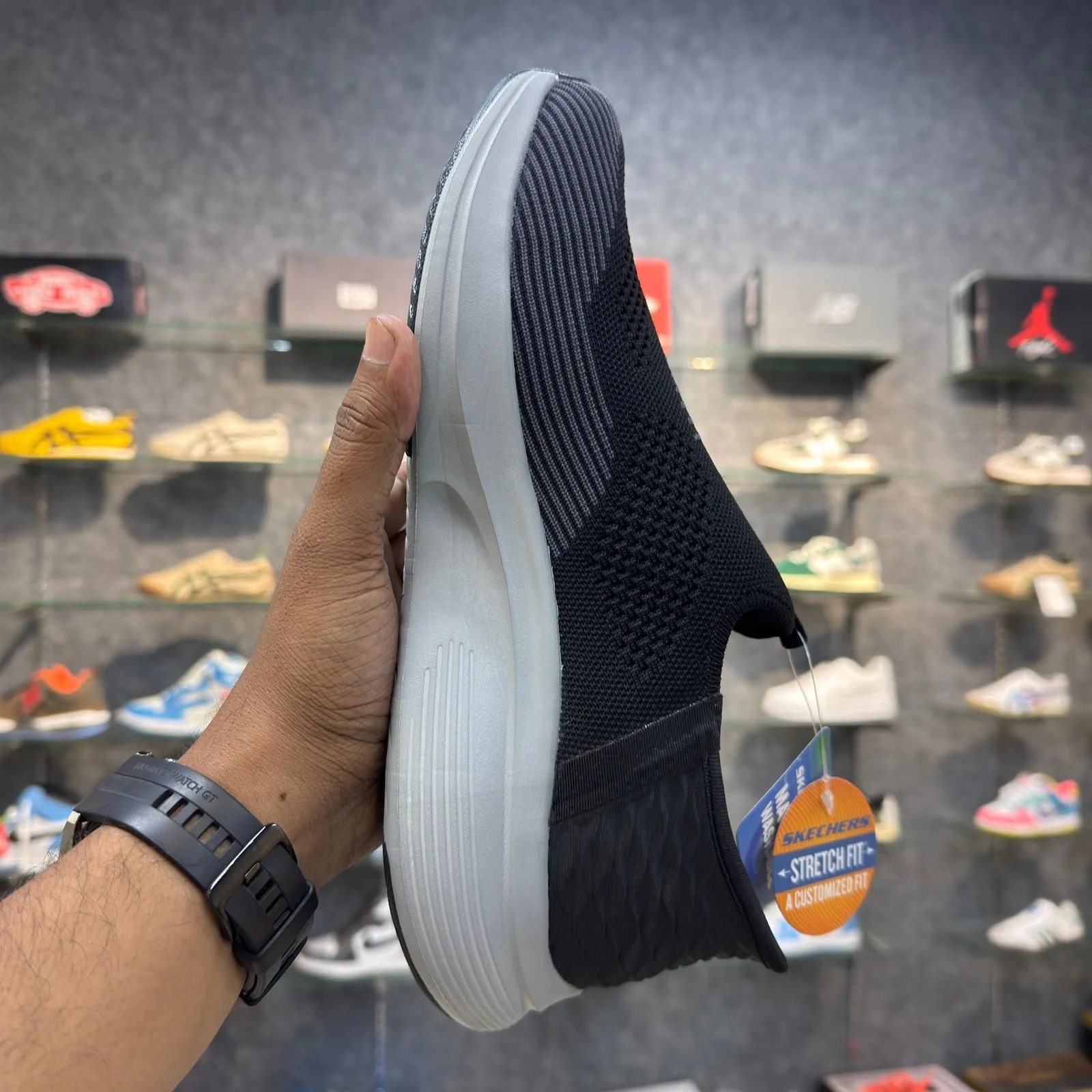 Sketcher Slip ins "Black Grey"