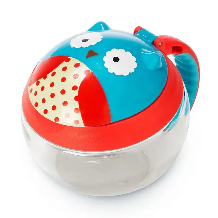 Skip Hop Zoo Clear Tritan Snack Cup - Owl