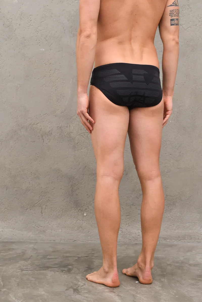 Slip Brief Beachwear - Black